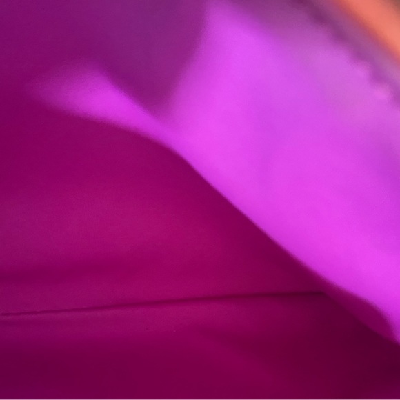 Emilio Pucci patent leather clutch bag multi color with gold hardware . - Picture 4 of 5